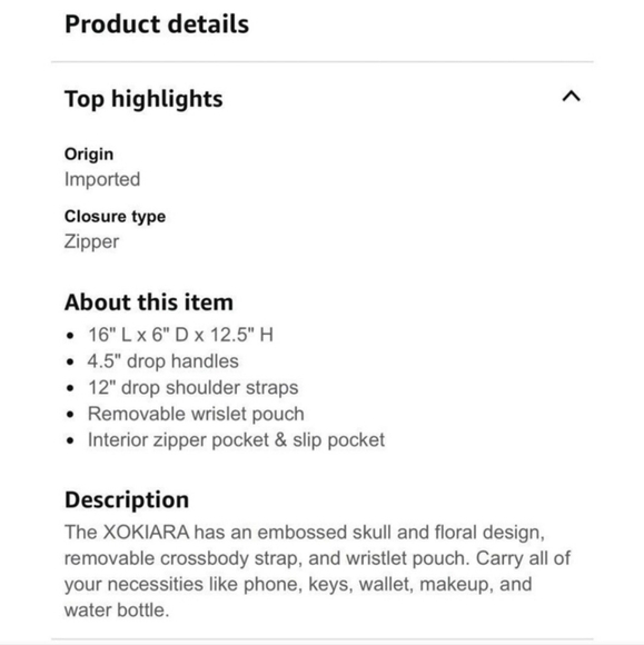 Betsey Johnson "skulltatstic"  black skull 2 PC large tote with wristlet XOKIARA - Picture 2 of 16